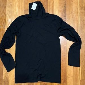 J. Crew Tissue Turtleneck in black NWT